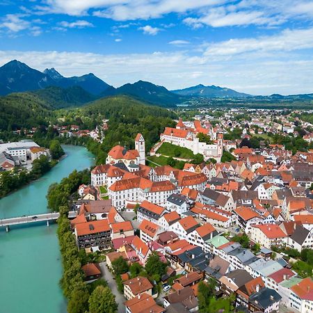 Ferienwohnung Herzstück im Haus Schlossblick Füssen Exterior foto
