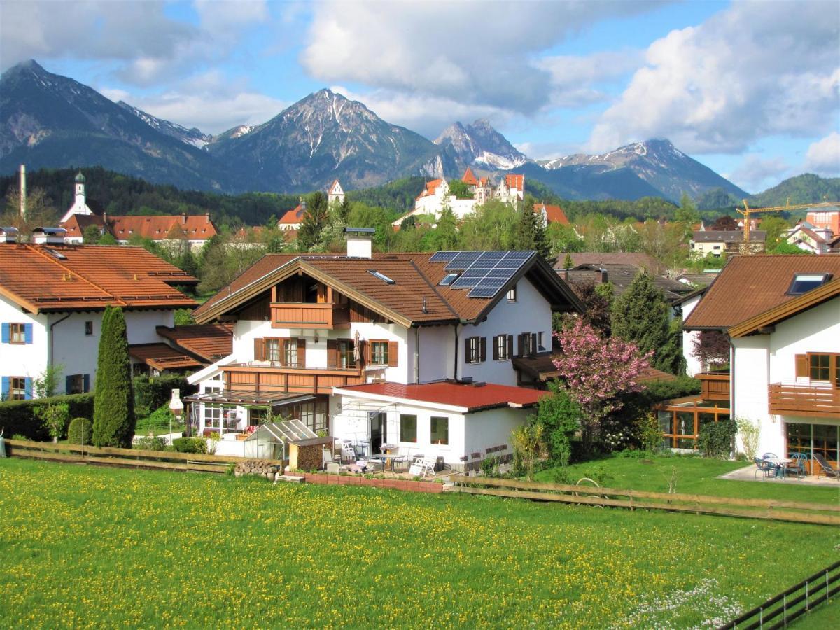 Ferienwohnung Herzstück im Haus Schlossblick Füssen Exterior foto